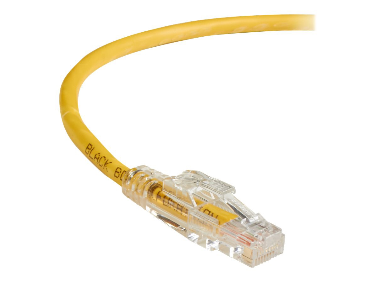 BLACK BOX 25FT CAT5E GIG 3 PCAB YLW