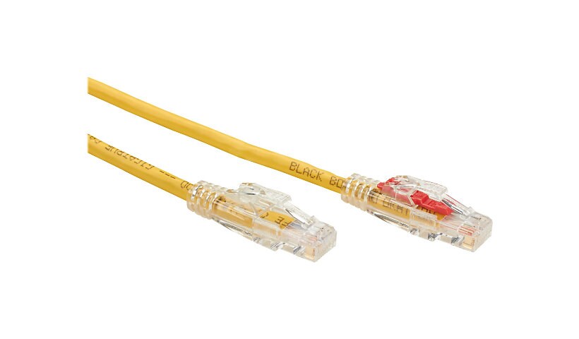 Black Box 50ft Yellow Cat5 Cat5e 350Mhz UTP Patch Cable Optional Locking