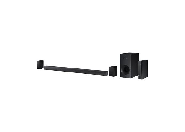 Samsung HW-K370 - sound bar system - for home theater - wireless