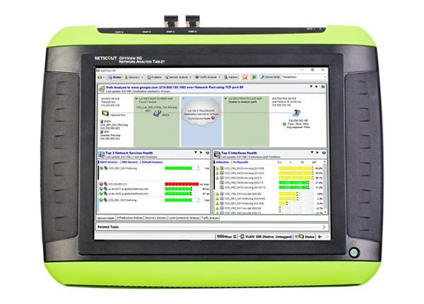 NetScout OptiView XG Network Analysis Tablet, 1 Gbps, wired only - network tester
