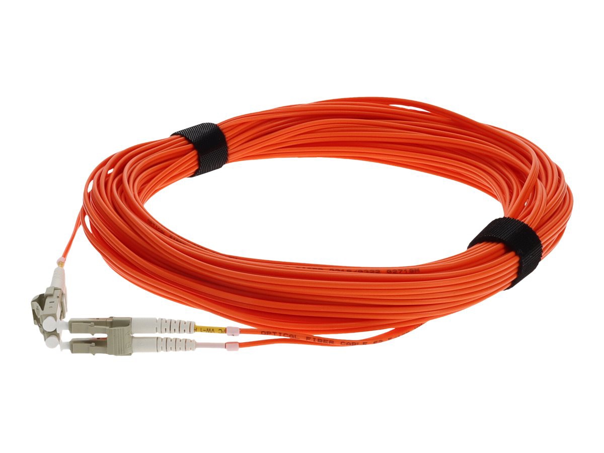 Proline 20m LC to LC Orange OM1 Duplex OFNR (Riser-Rated) MMF Fiber Patch C
