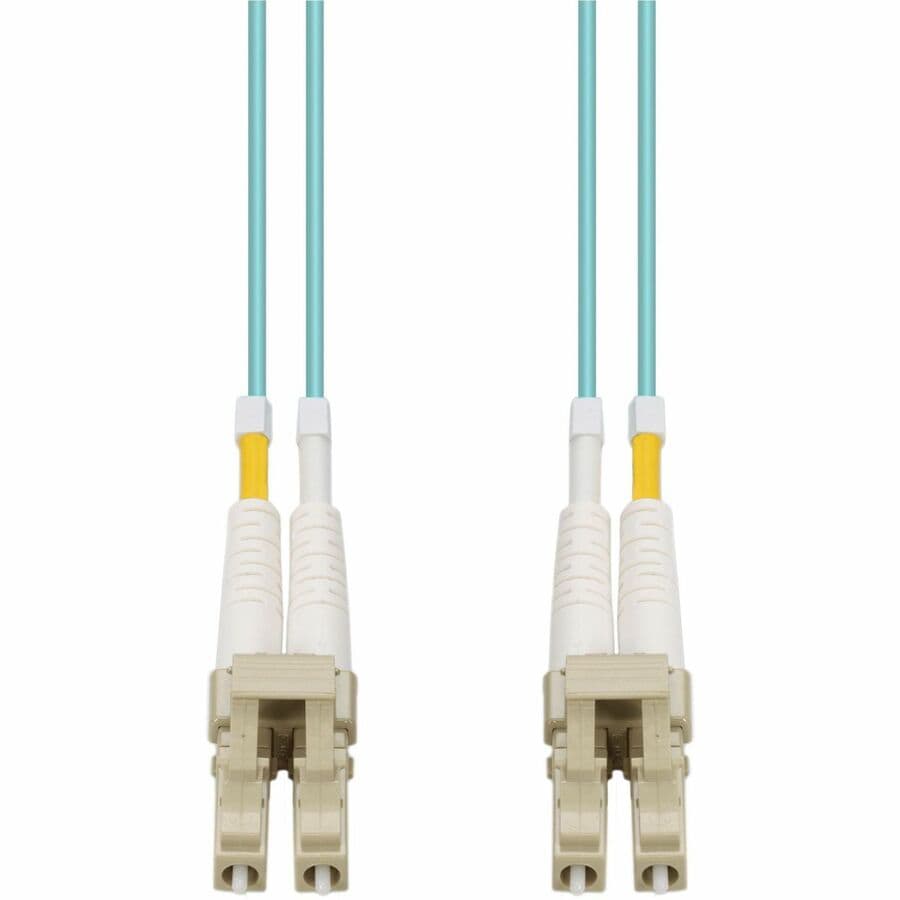 Proline 50m LC (M) to LC (M) Aqua OM4 Duplex Fiber OFNR Patch Cable