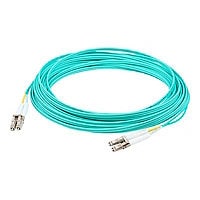 Proline 50m LC (M) to LC (M) Aqua OM4 Duplex Fiber OFNR Patch Cable