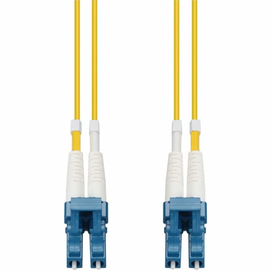 Proline 8m LC to LC Yellow OS2 Duplex OFNR (Riser-Rated) SMF Fiber Patch Cable
