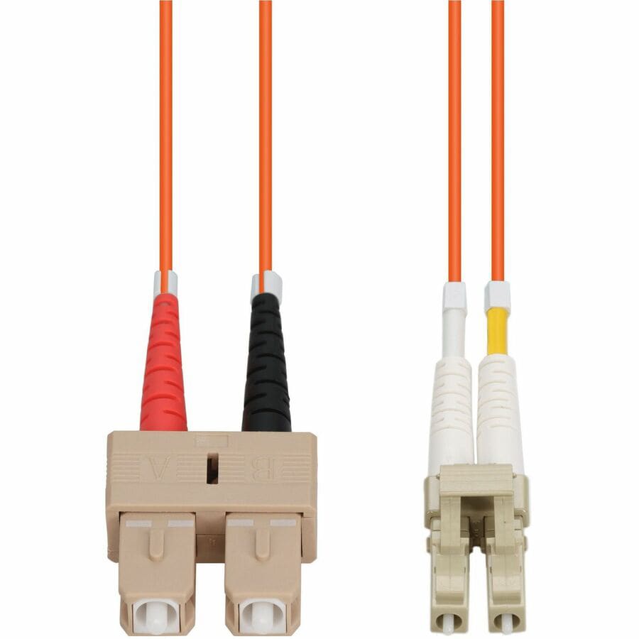 Proline 15m SC to LC Orange OM1 Duplex OFNR (Riser-Rated) MMF Fiber Patch C