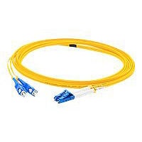 Proline 15m LC (M) to SC (M) Yellow OS2 Duplex Fiber OFNR Patch Cable