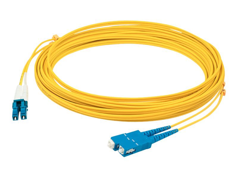 Proline 2m LC (M)/SC (M) Straight Yellow OS2 Duplex OFNR SMF Patch Cable