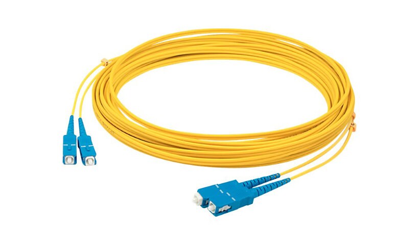 Proline 25m SC (M) to SC (M) Yellow OS2 Duplex Fiber OFNR Patch Cable