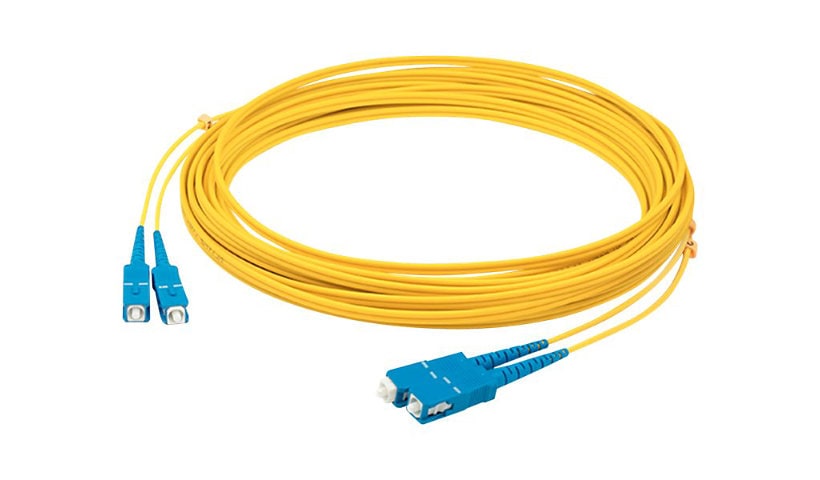 Proline 4m SC (M) to SC (M) Yellow OS2 Duplex Fiber OFNR Patch Cable