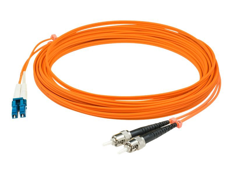 Proline 10m LC (M) to ST (M) Orange OM1 Duplex Fiber OFNR Patch Cable