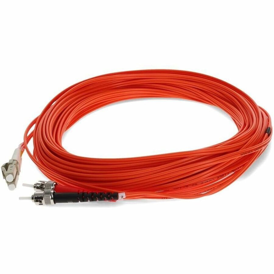 Proline 15m ST to LC Orange OM1 Duplex OFNR (Riser-Rated) MMF Fiber Patch C