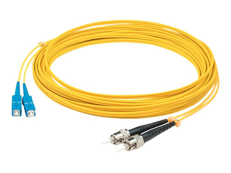 Proline 20m SC (M) to ST (M) Yellow OS2 Duplex Fiber OFNR Patch Cable