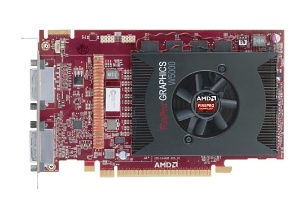 AMD FirePro W5000 graphics card - FirePro W5000 - 2 GB