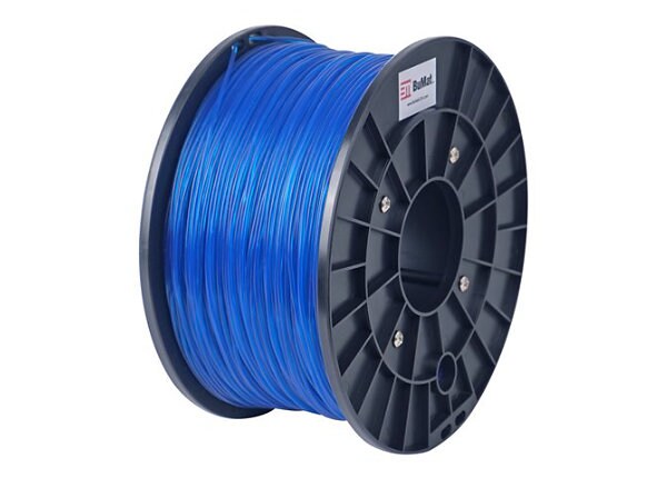 BuMat - translucent blue - PLA filament