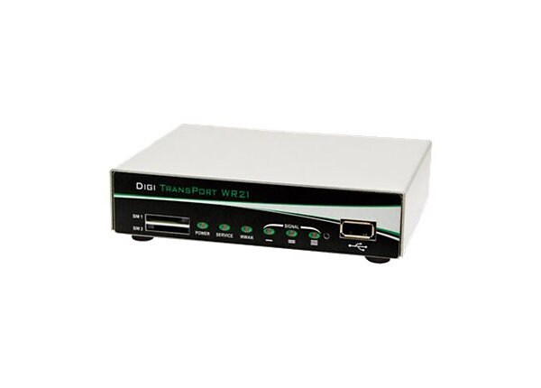 Digi TransPort WR21 - router - WWAN - desktop