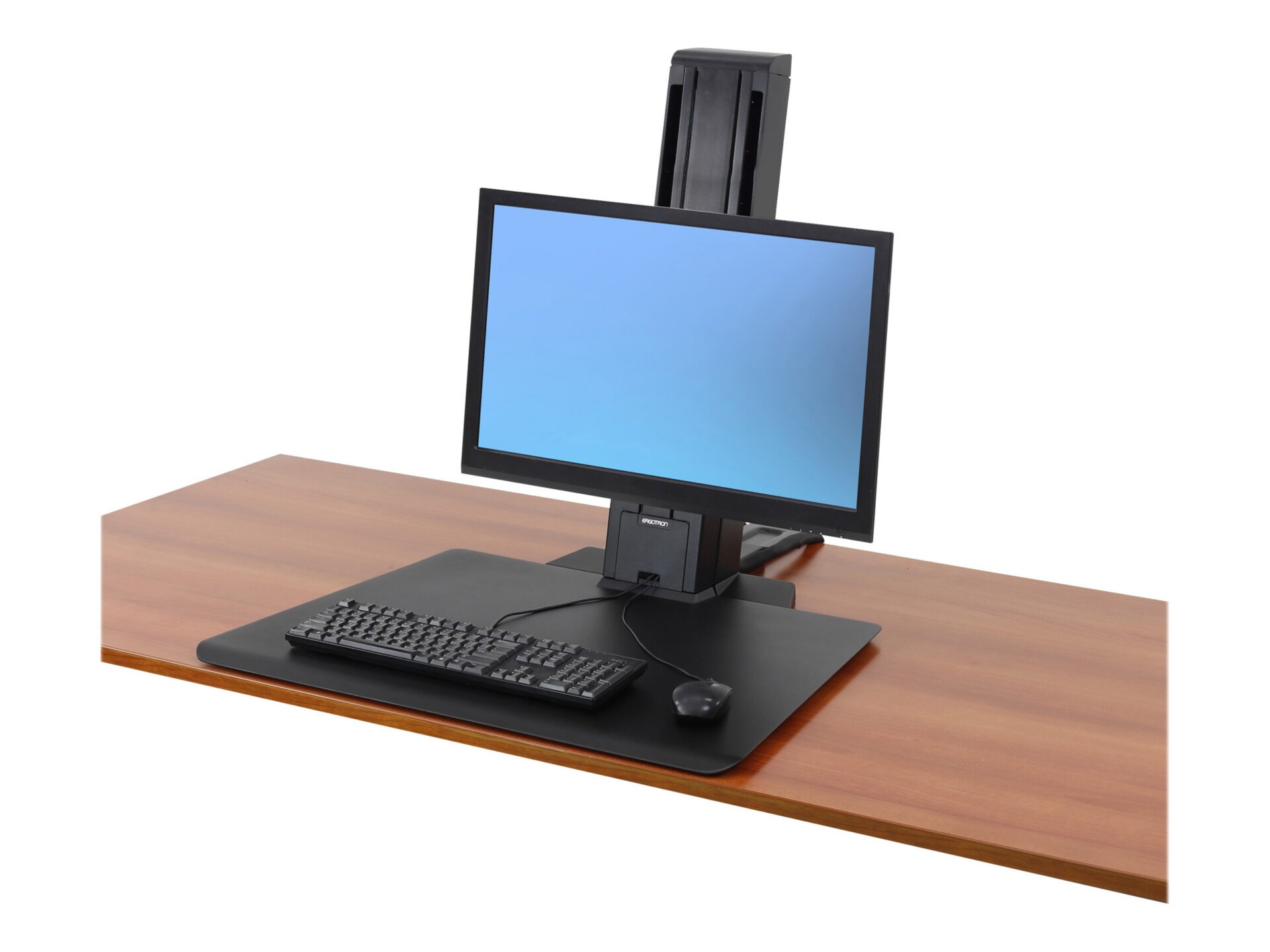 Ergotron WorkFit-SR Monitor Standing Desk Workstation - mounting kit - for