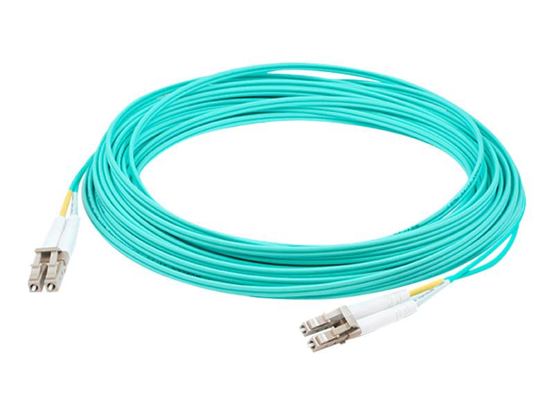 Proline 60m LC (M) to LC (M) Aqua OM4 Duplex Fiber OFNR Patch Cable