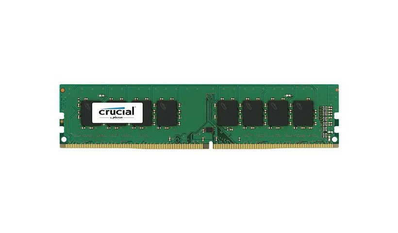 Crucial - DDR4 - module - 8 GB - DIMM 288-pin - 2400 MHz / PC4-19200 - unbuffered