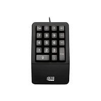 Adesso Antimicrobial Waterproof Numeric Keypad with Wrist Rest Support