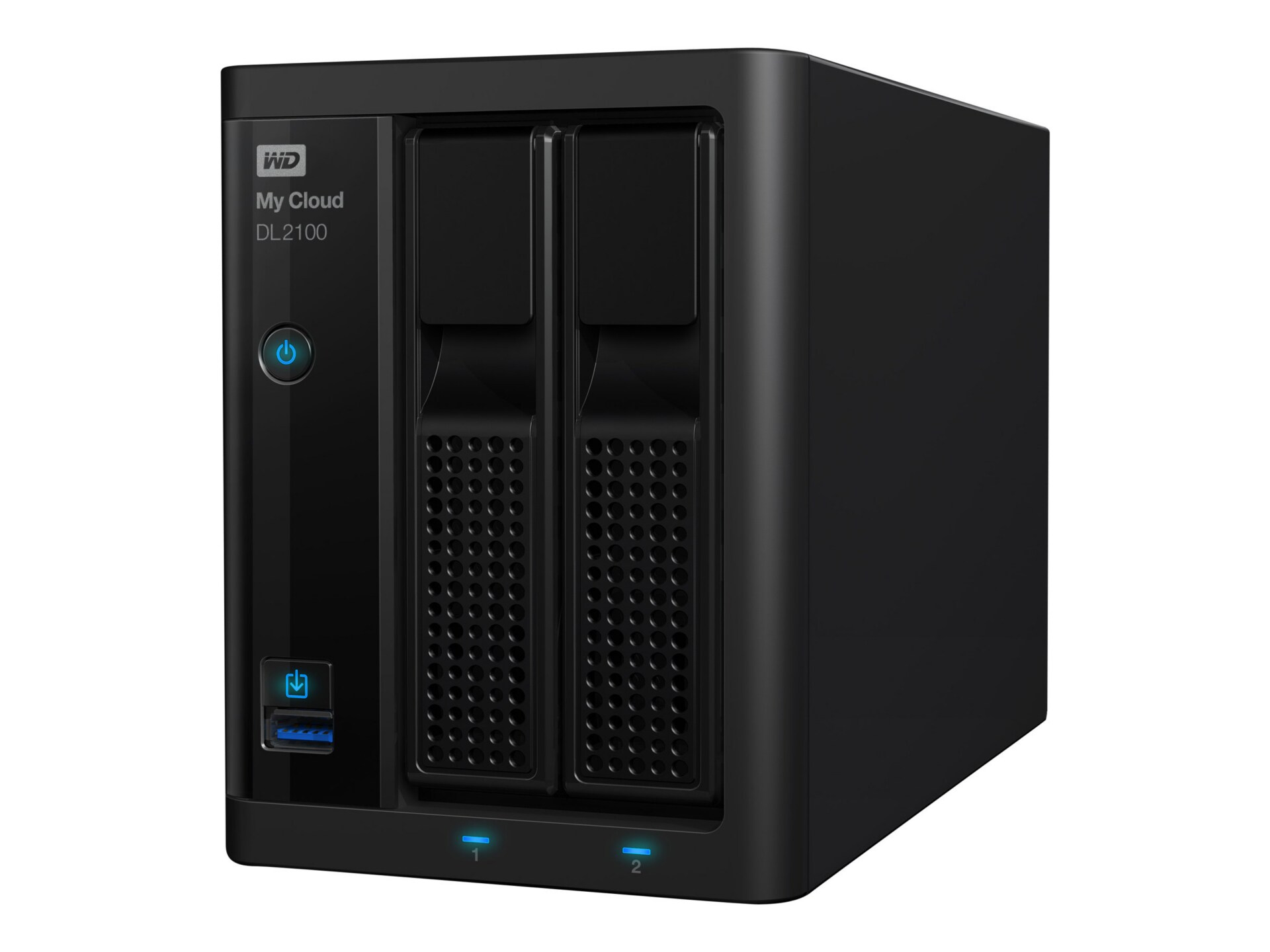 WD My Cloud PR2100 WDBBCL0120JBK - NAS server - 12 TB