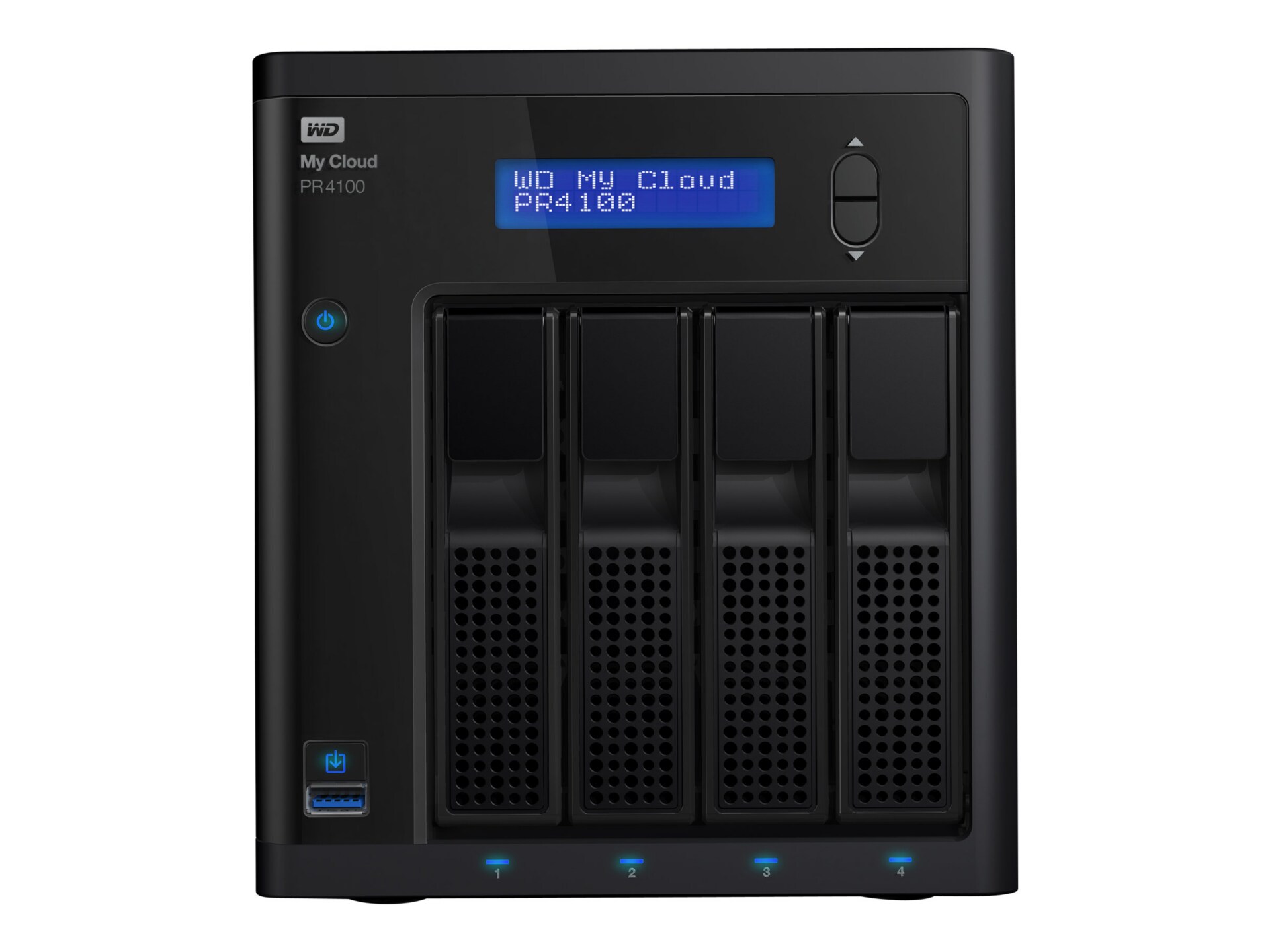 WD My Cloud PR4100 WDBNFA0160KBK - NAS server - 16 TB