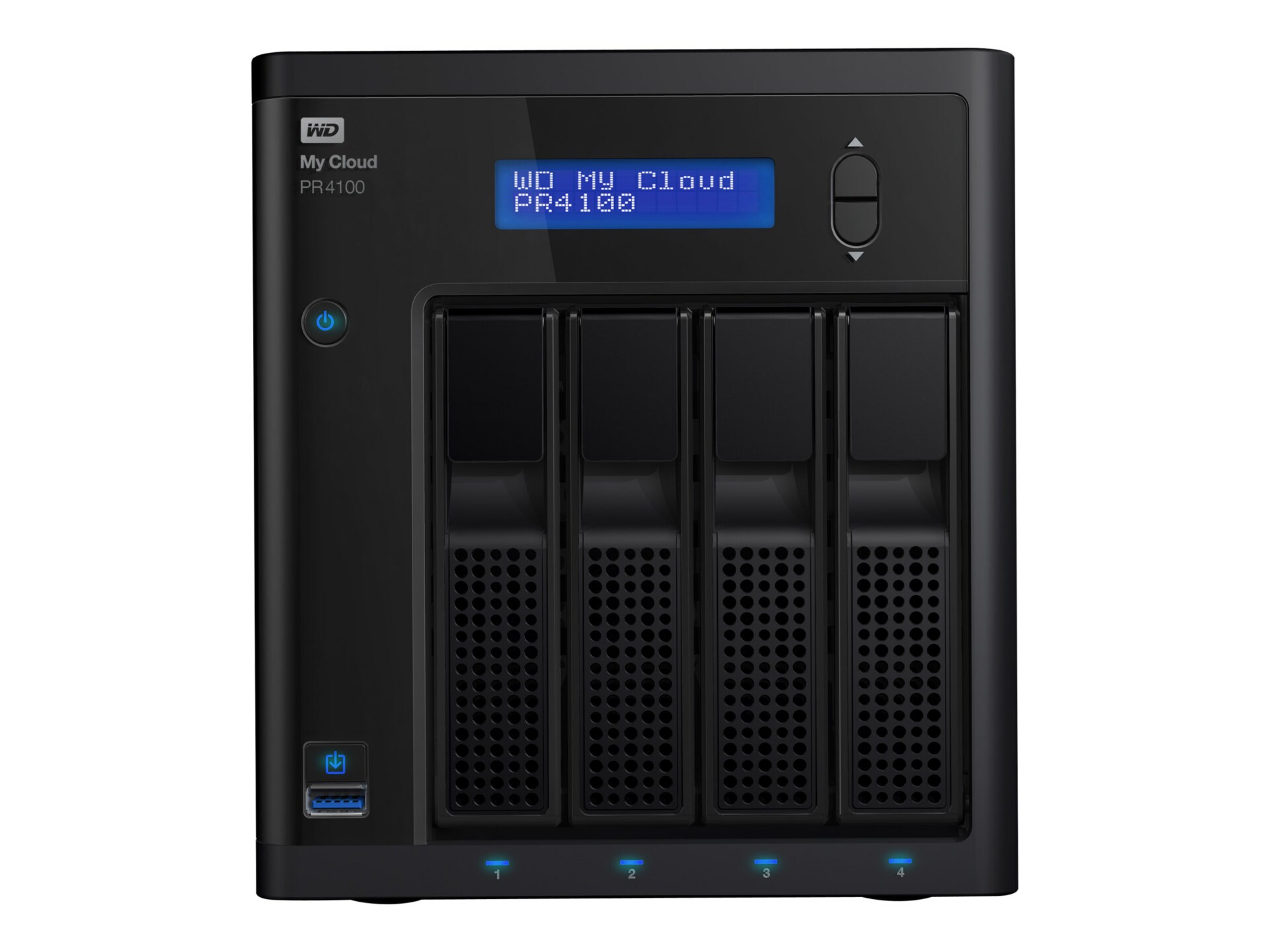 WD My Cloud PR4100 WDBNFA0320KBK - NAS server - 32 TB