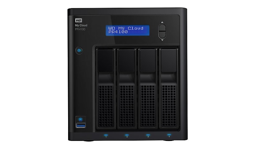 WD My Cloud PR4100 WDBNFA0320KBK - NAS server - 32 TB