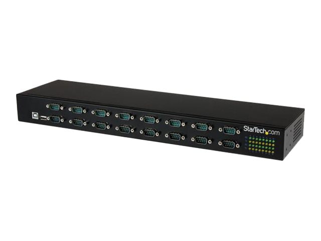 StarTech.com 16 Port USB to Serial RS232 Adapter Hub - Daisy Chain