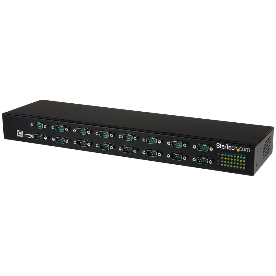 StarTech.com 16 Port USB to Serial RS232 Adapter Hub - Daisy Chain