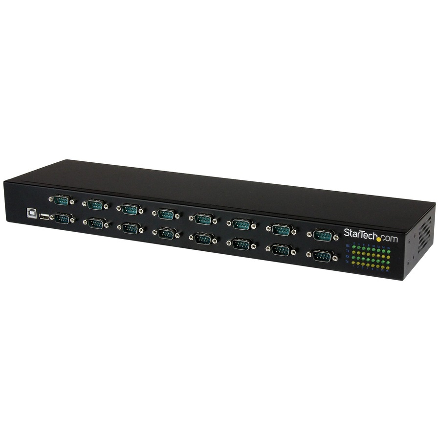Thumbnail 4 of 6 for StarTech.com USB to Serial Hub, 16 Port, COM Port Retention, Rack Mount and Daisy Chainable, USB to RS232 Hub, TAA