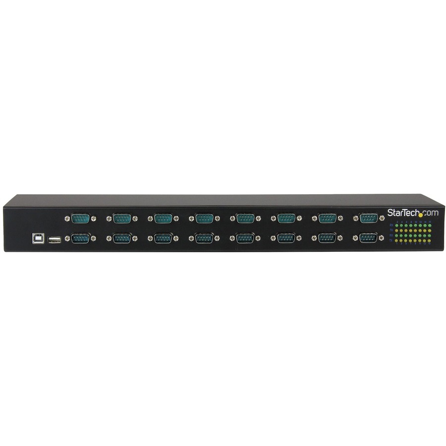 Thumbnail 5 of 6 for StarTech.com USB to Serial Hub, 16 Port, COM Port Retention, Rack Mount and Daisy Chainable, USB to RS232 Hub, TAA