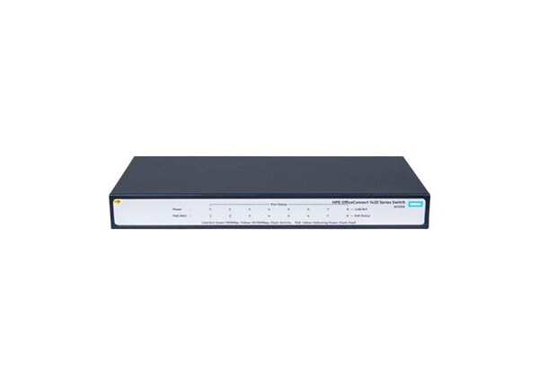 HPE OfficeConnect 1420 8G PoE+ - switch - 8 ports - unmanaged - desktop