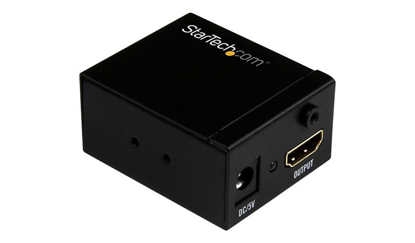 StarTech.com HDMI Signal Booster - HDMI Extender Amplifier - 115 ft - 1080p