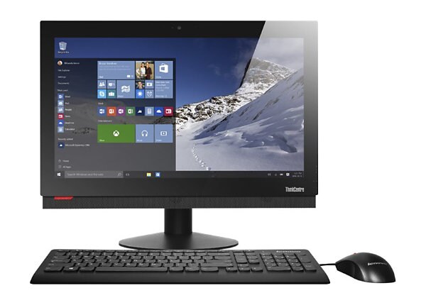 Lenovo ThinkCentre M800z - all-in-one - Core i3 6320 3.9 GHz - 8 GB - 256 GB - LED 21.5"