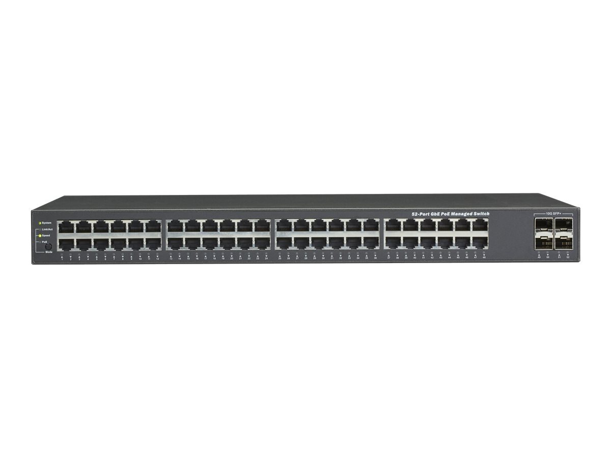 Black Box LPB2900 Series Gigabit PoE+ Managed Switch with MediaCento Contro