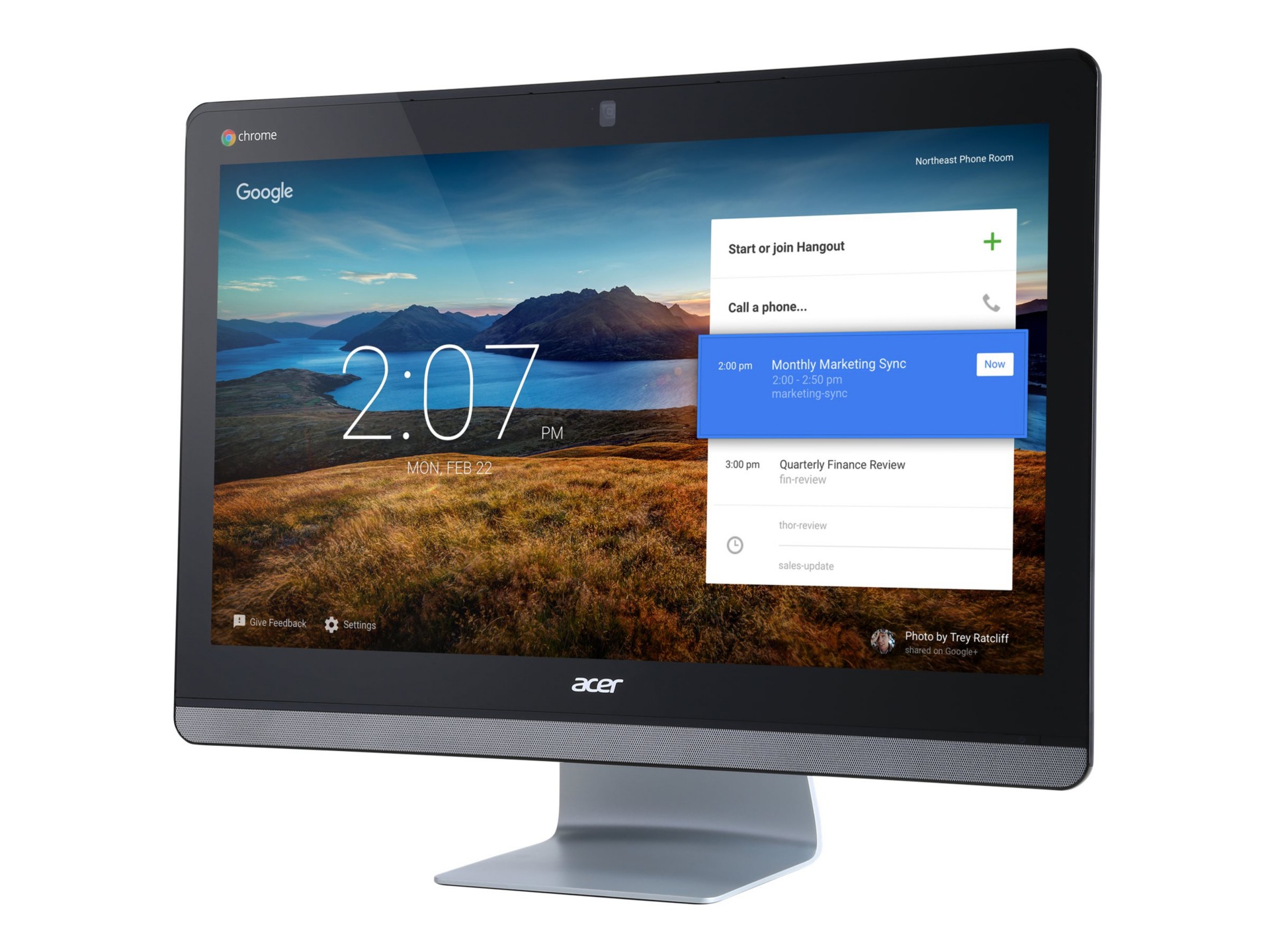 Acer Chromebase CA24I_Wtb5200U - all-in-one - Core i5 5200U 2.2 GHz - 8 GB - 32 GB - LED 23.8"