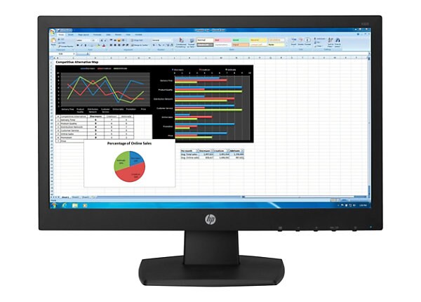 HP v223 - LED monitor - Full HD (1080p) - 21.5"