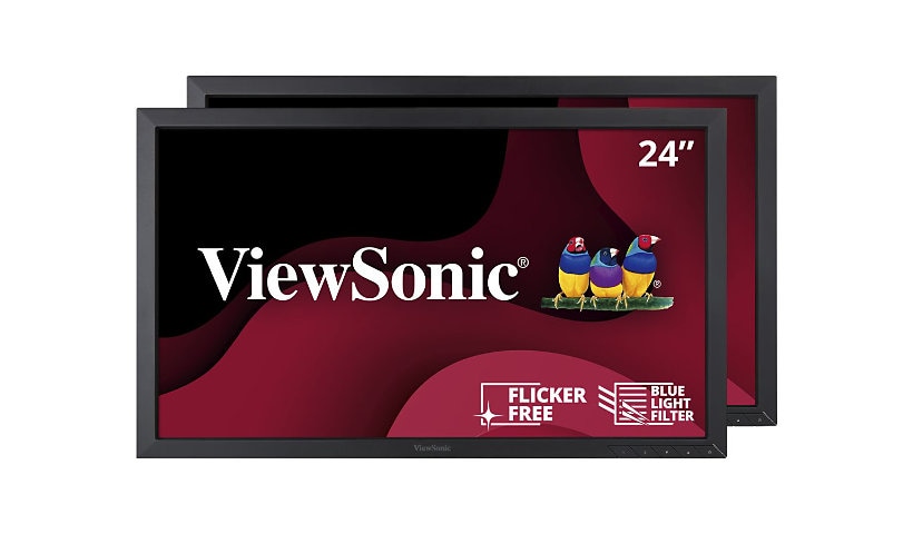 ViewSonic 24" VA2452Sm LED - 2 Pack - Stands not included