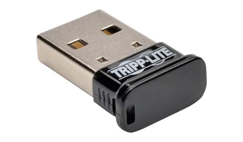 Tripp Lite Mini Bluetooth USB Adapter 4.0 Class 1 164ft Range 7 Devices - network adapter - USB