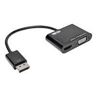 Tripp Lite DisplayPort to HDMI VGA Adapter Converter 4K DP to HDMI VGA 6"