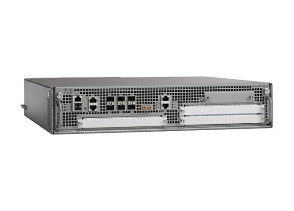 Cisco ASR 1002-X - Base Bundle - router - desktop, rack-mountable - with 2 x 1-Port 10 Gigabit Ethernet Shared Port