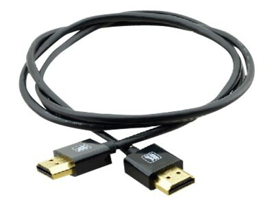 Kramer C-HM/HM/PICO Series C-HM/HM/PICO/BK-2 - HDMI with Ethernet cable - 2 ft