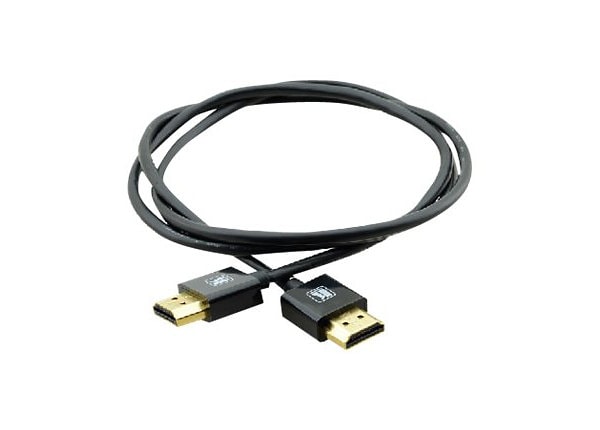 Kramer C-HM/HM/PICO Series C-HM/HM/PICO/BK-2 - HDMI with Ethernet cable - 2 ft