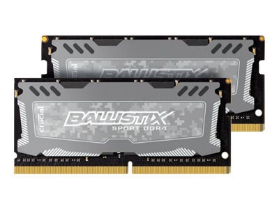 Ballistix Sport LT - DDR4 - 32 GB: 2 x 16 GB - SO-DIMM 260-pin - unbuffered