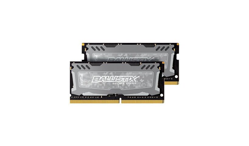 Ballistix Sport LT - DDR4 - 32 GB: 2 x 16 GB - SO-DIMM 260-pin - unbuffered