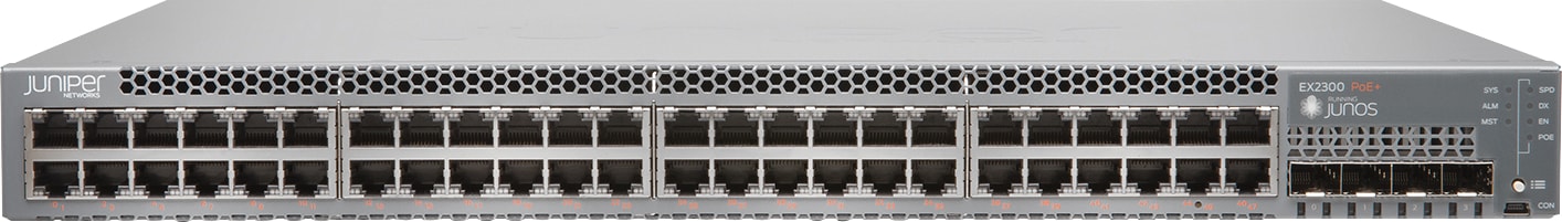 Juniper Networks EX Series EX2300-48P - switch - 48 ports - managed -  rack-mountable