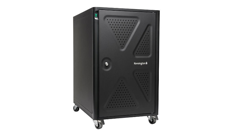 Kensington AC12 12-Bay Security Charging Cabinet - cabinet unit - for 12 devices - black