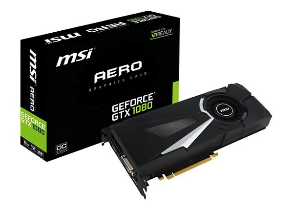 MSI GTX 1080 AERO 8G OC - graphics card - GF GTX 1080 - 8 GB