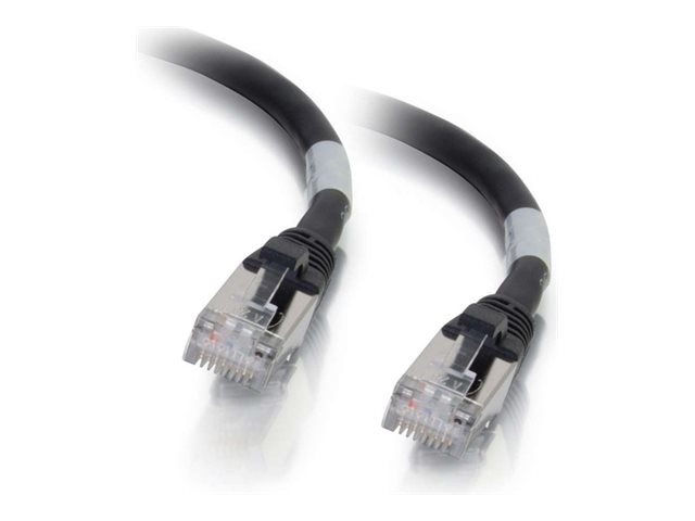 C2G 2ft Cat6a Snagless Shielded (STP) Network Patch Ethernet Cable Black - patch cable - 61 cm - black