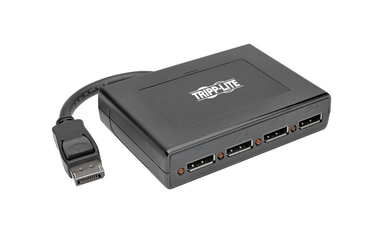 Tripp Lite 4Port DisplayPort Multi Stream Transport MST Hub 4K DP 1.2 to DP  - video splitter - 4 ports - TAA Compliant